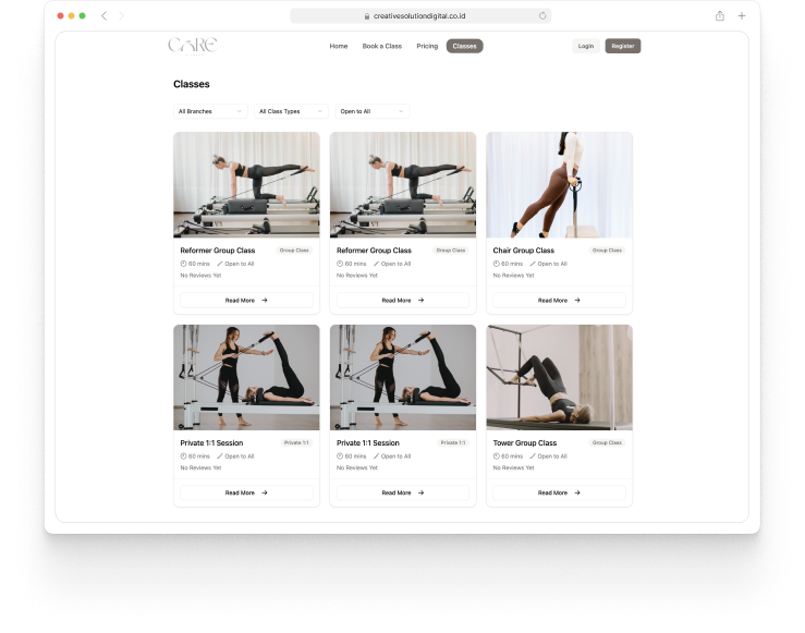 Corepilates classes
